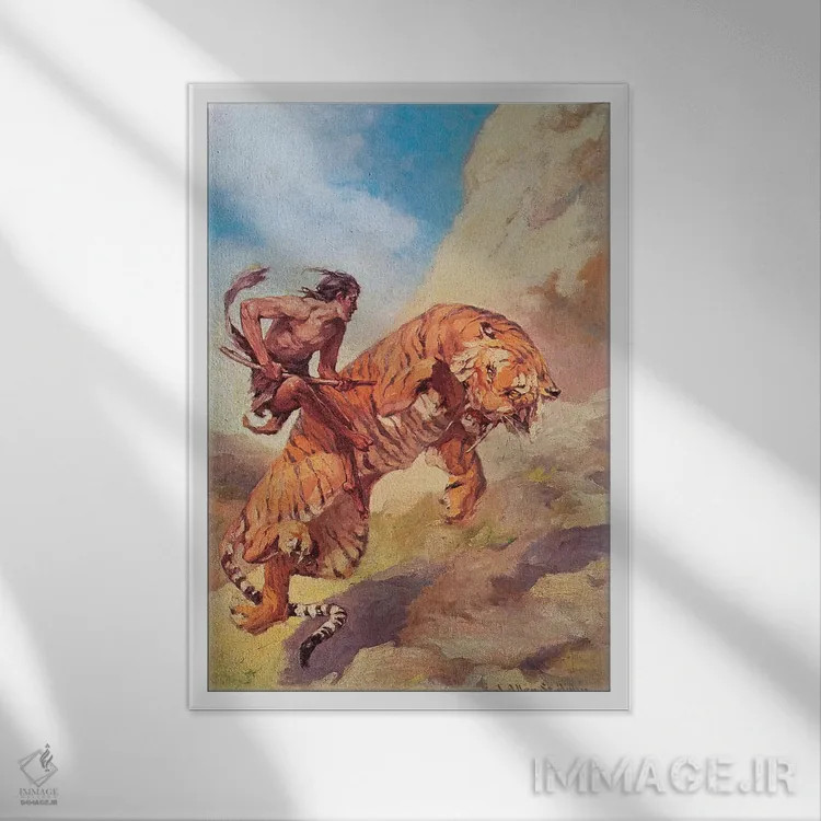 تابلو دکوراتیو معشوق جاودان اثر جی. آلن سنت جان - نمای قابدار سفید
