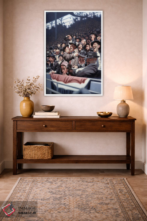 تابلو دکوراتیو بوسه اثر جیمز بنت - D2W