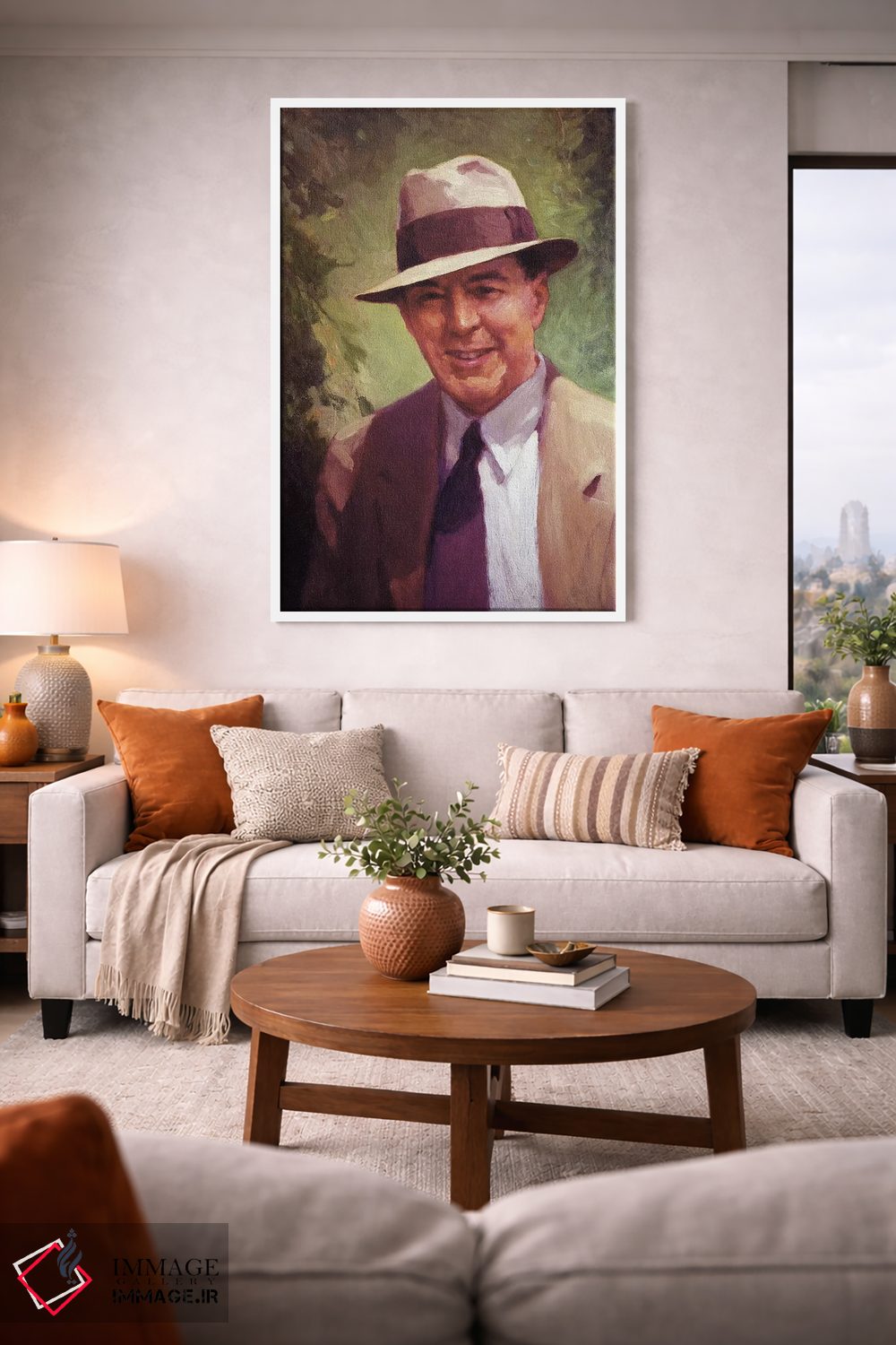 تابلو دکوراتیو ادگار رایس باروز اثر جی. آلن سنت جان - D1W