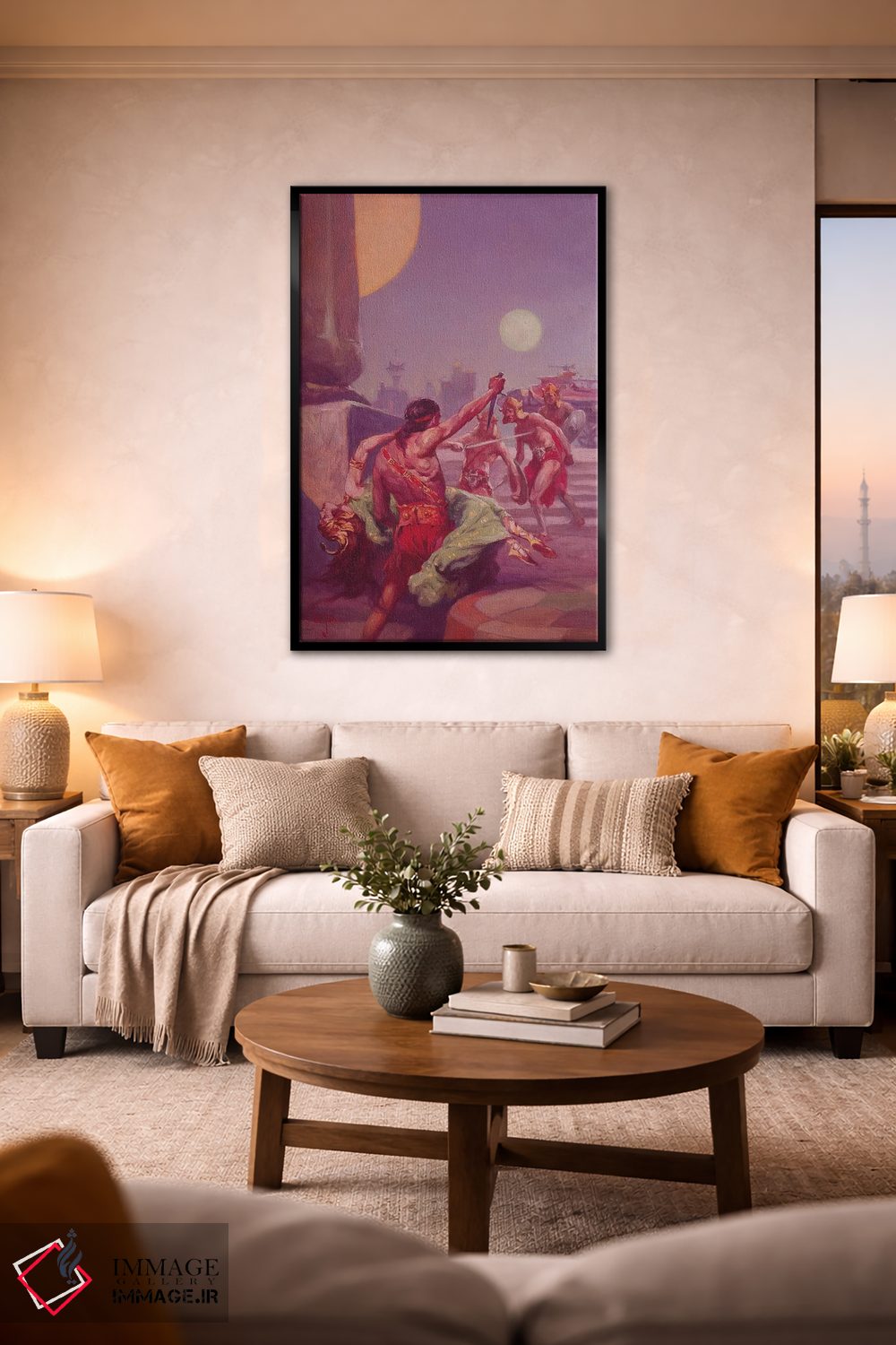 تابلو دکوراتیو مغز متفکر مریخ اثر جی. آلن سنت جان - D2B