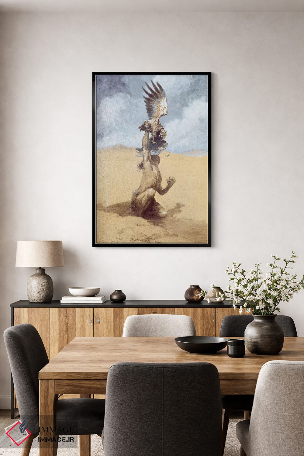 تابلو دکوراتیو تارزان بی مهار اثر جی. آلن سنت جان - D4B