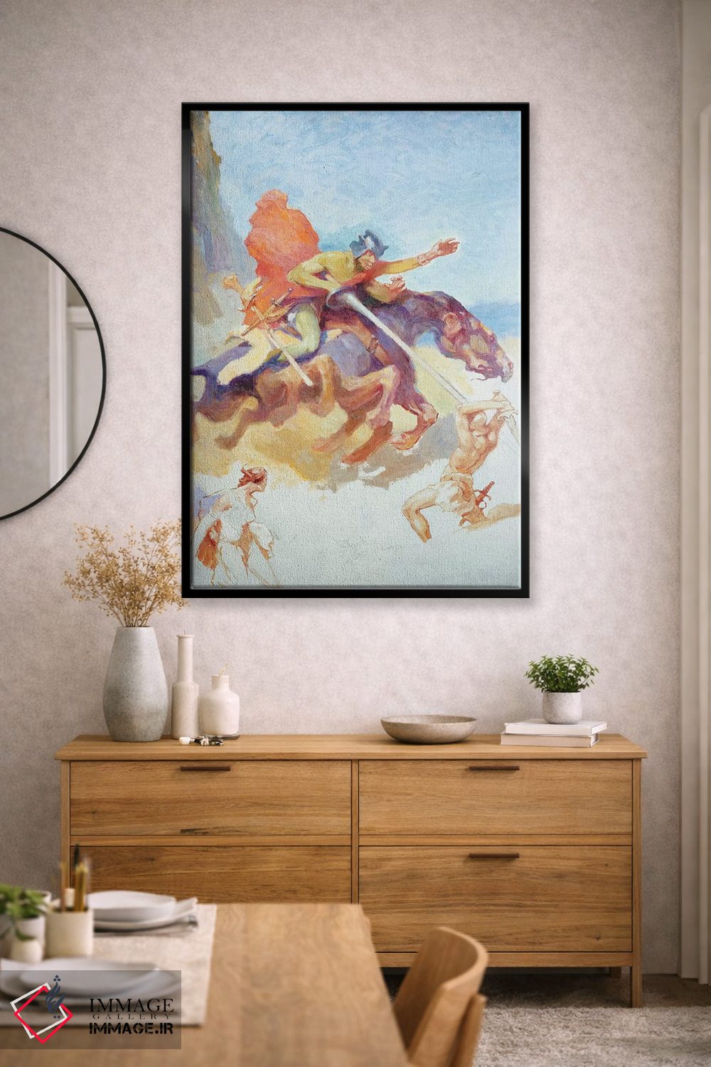 تابلو دکوراتیو Maid of Mars,ثوویا، دوشیزه مریخ اثر جی. آلن سنت جان - D2B