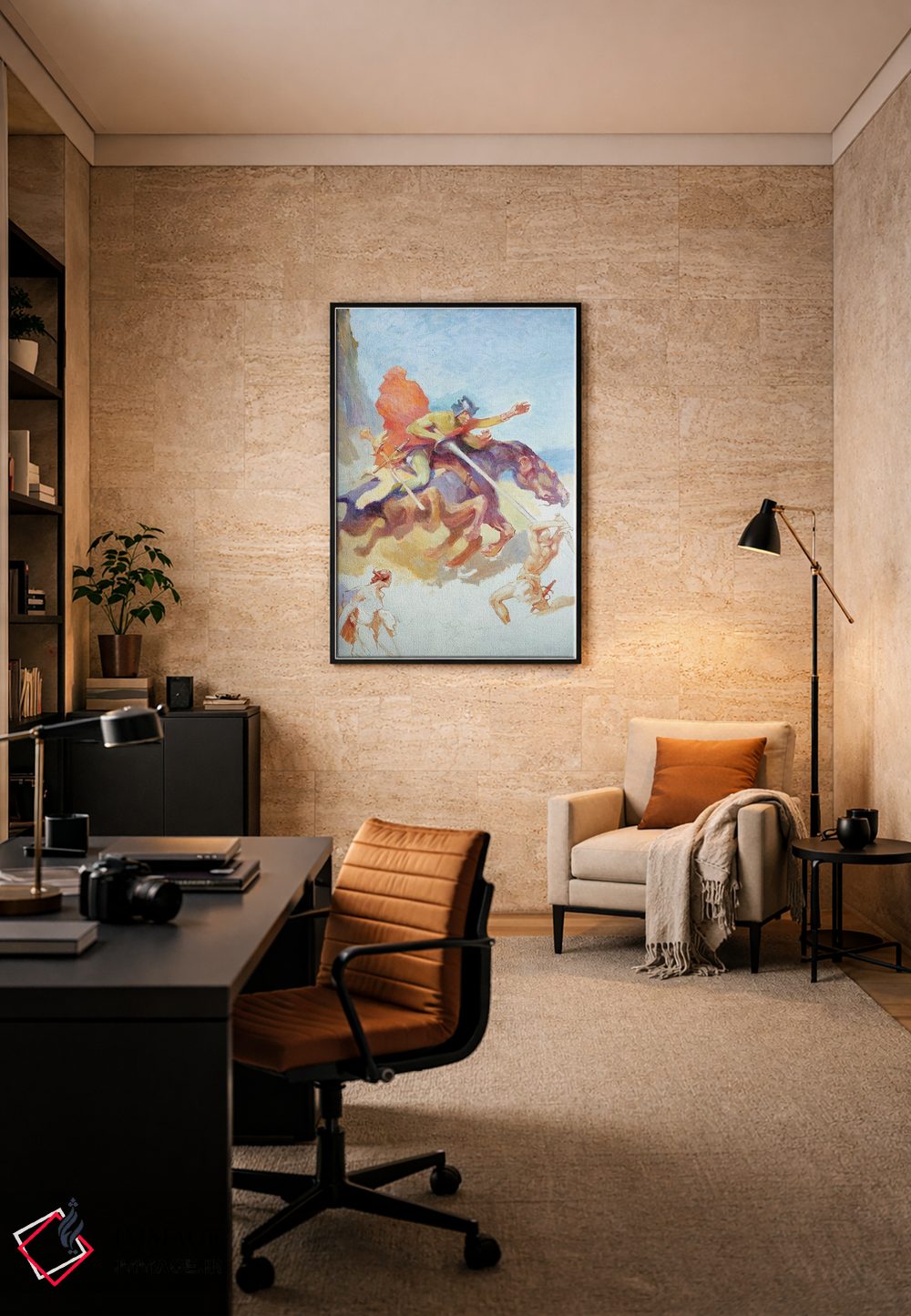 تابلو دکوراتیو Maid of Mars,ثوویا، دوشیزه مریخ اثر جی. آلن سنت جان - D6B