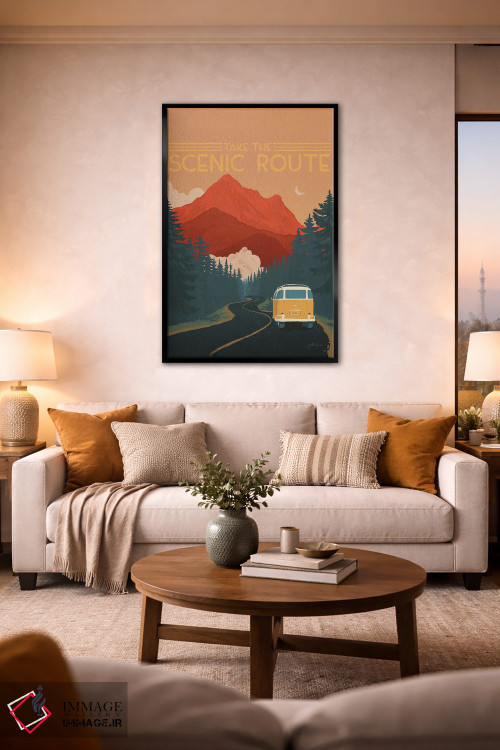 تابلو مدرن زاده شده برای گشتن سه اثر جنل پنر - D1B