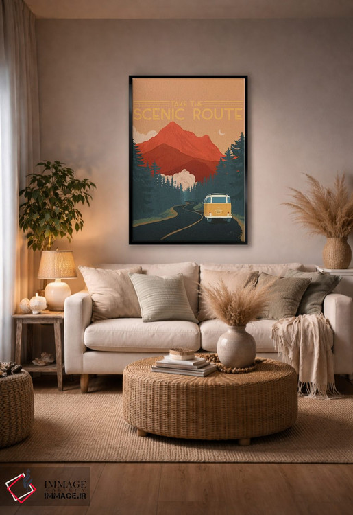 تابلو مدرن زاده شده برای گشتن سه اثر جنل پنر - D4B