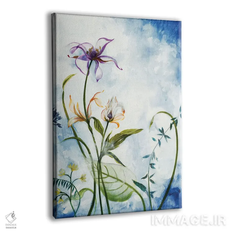 تابلو دکوراتیو گل های خیال انگیز اثر لیز جارباور - نمای پرسپکتیو محصول
