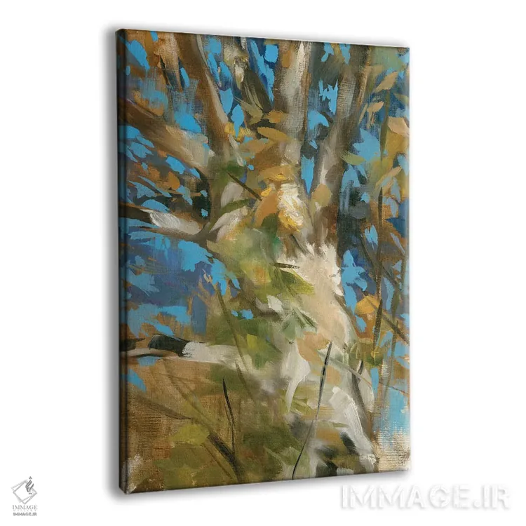 تابلو انتزاعی درخت بلوط اثر لیز جارباور - نمای پرسپکتیو محصول