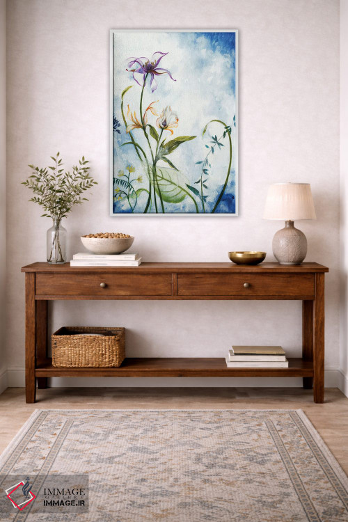 تابلو دکوراتیو گل های خیال انگیز اثر لیز جارباور - D2W