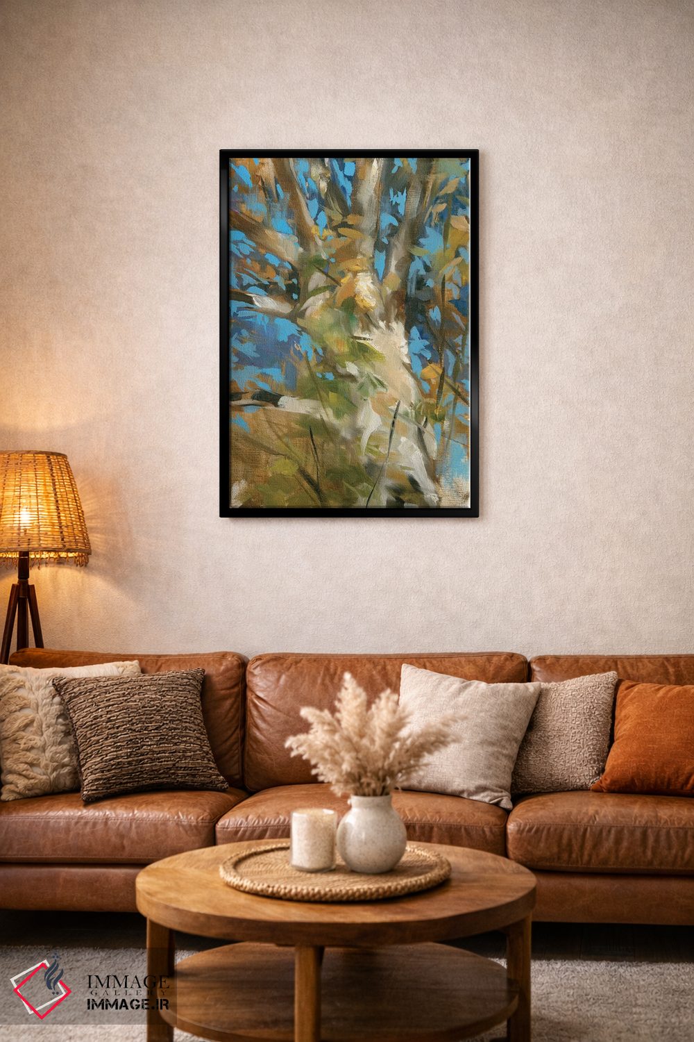 تابلو انتزاعی درخت بلوط اثر لیز جارباور - D2B