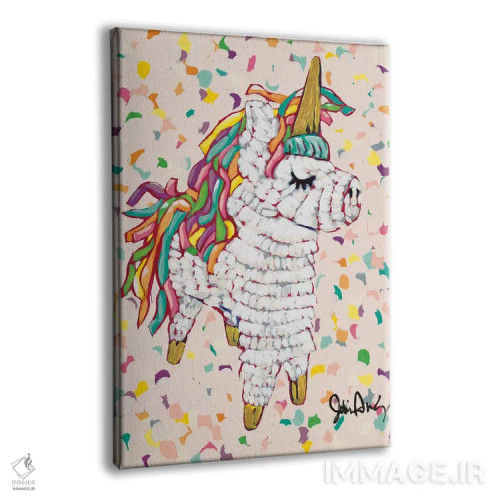 تابلو دکوراتیو ملکه پینیاتا اثر جودی آگوستین - نمای پرسپکتیو محصول