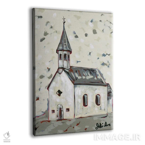 تابلو مدرن این است مناره کلیسا اثر جودی آگوستین - نمای پرسپکتیو محصول