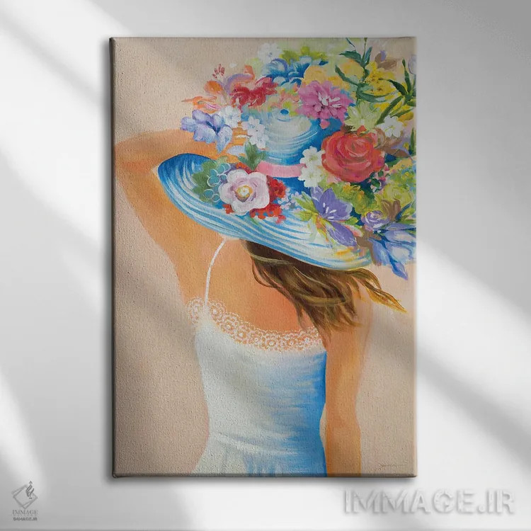 تابلو دکوراتیو روز آفتابی روشن اثر لیز جارباور - نمای روبهرو روی دیوار