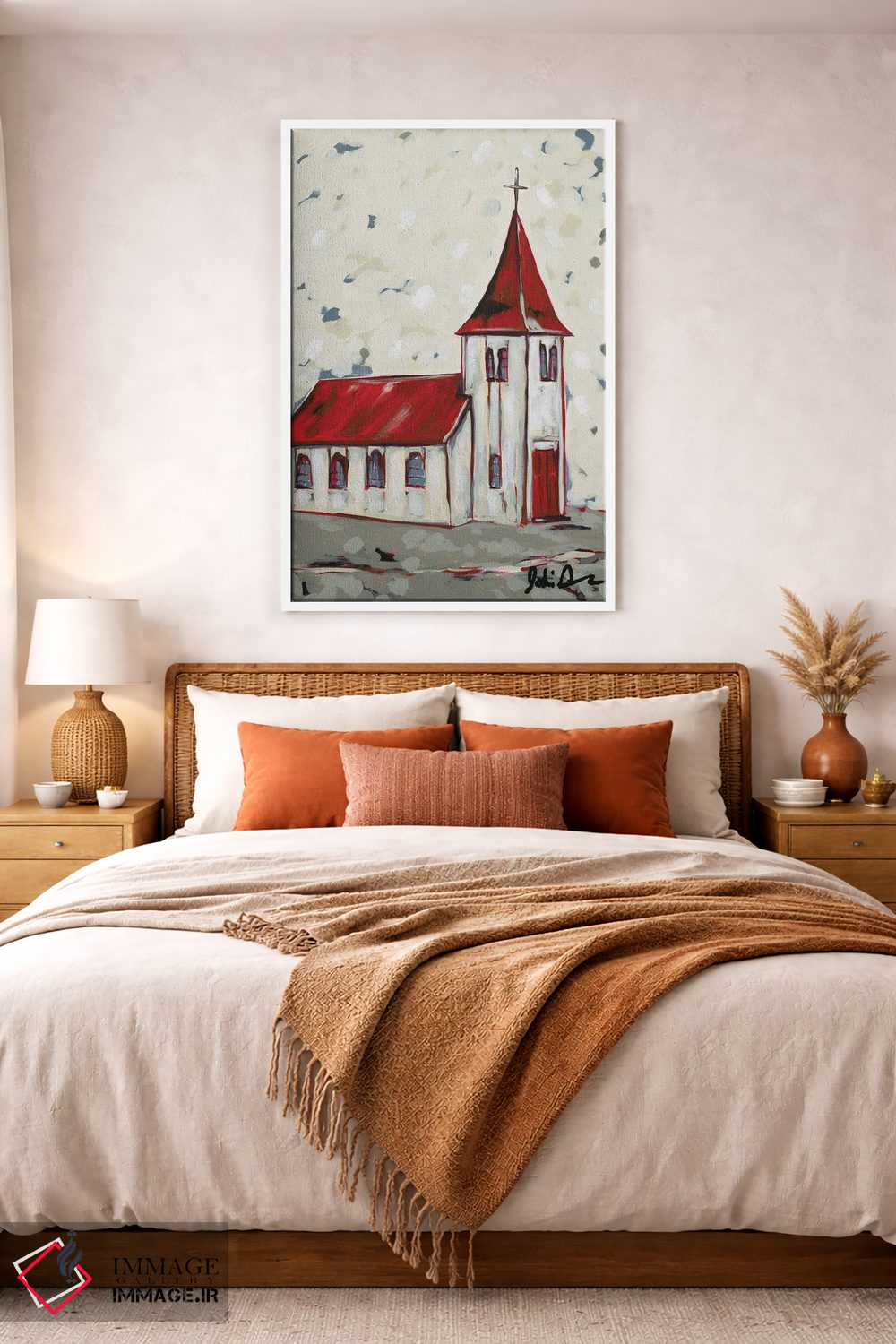 تابلو مدرن این است کلیسا اثر جودی آگوستین - D3W