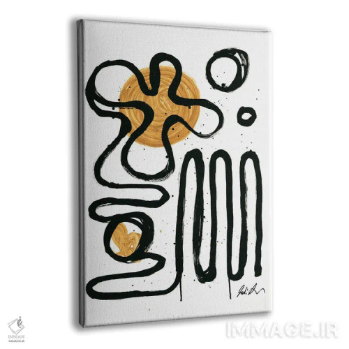 تابلو مینیمال ساعات خوش اثر جودی آگوستین - نمای پرسپکتیو محصول