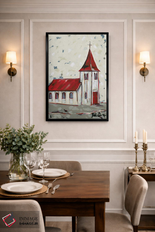 تابلو مدرن این است کلیسا اثر جودی آگوستین - D2B