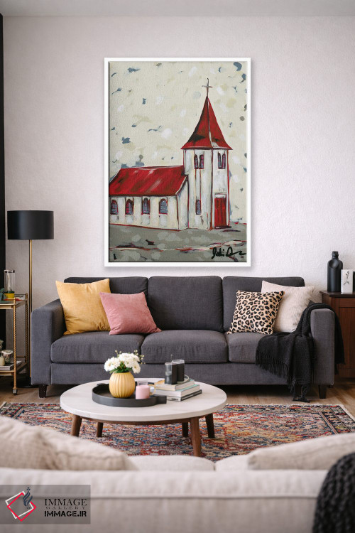 تابلو مدرن این است کلیسا اثر جودی آگوستین - D1W