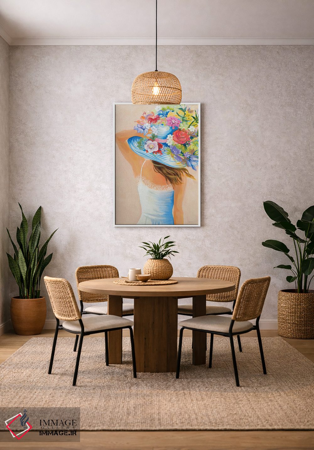 تابلو دکوراتیو روز آفتابی روشن اثر لیز جارباور - D2W