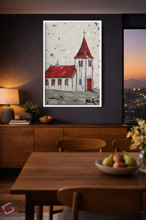 تابلو مدرن این است کلیسا اثر جودی آگوستین - D4W