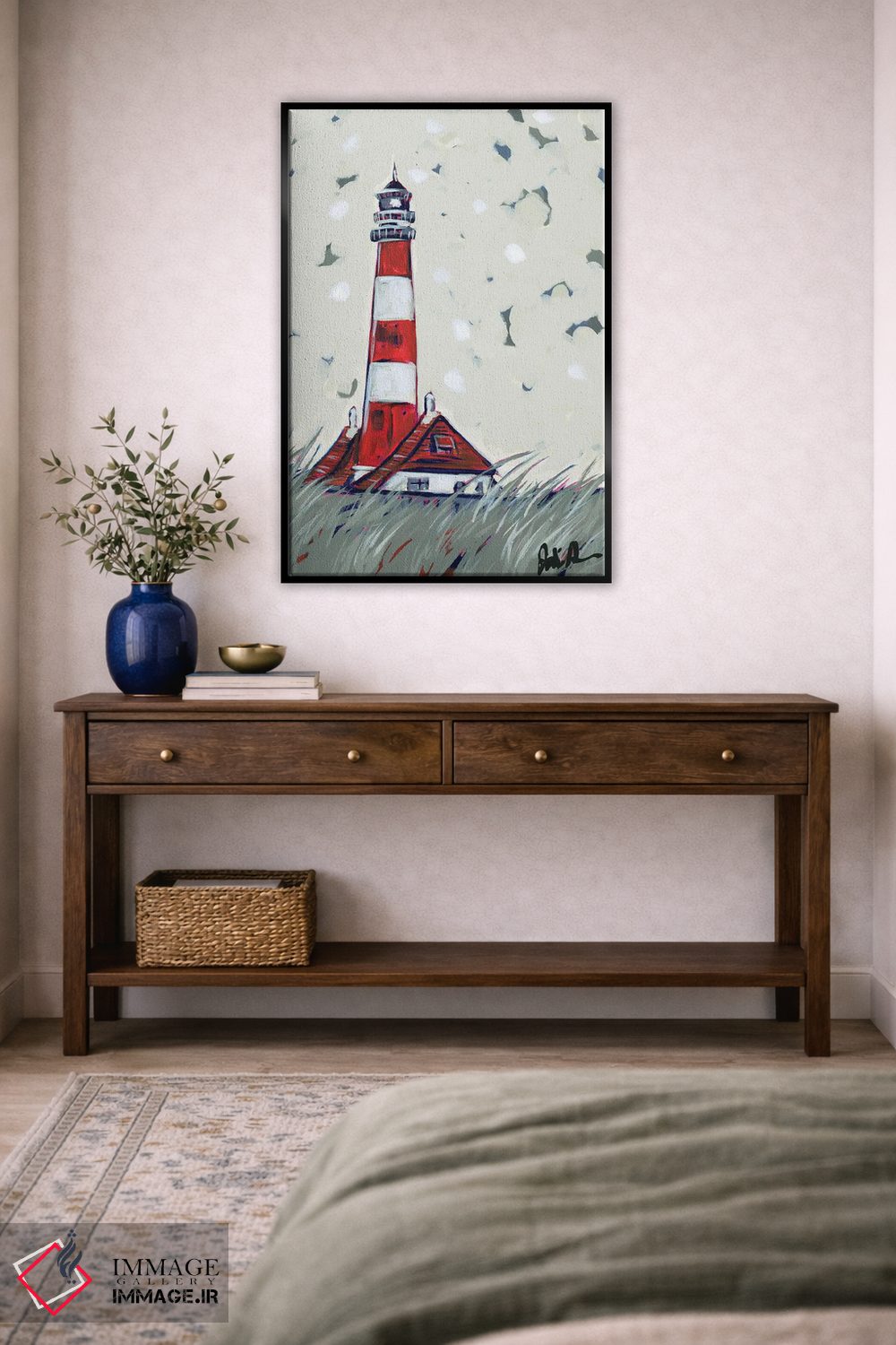 تابلو دکوراتیو فانوس دریایی پاپ II اثر جودی آگوستین - D3B