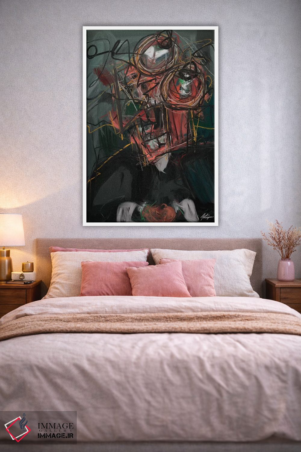 تابلو انتزاعی خودتخریبی II اثر جک آوتیسیان - D1W