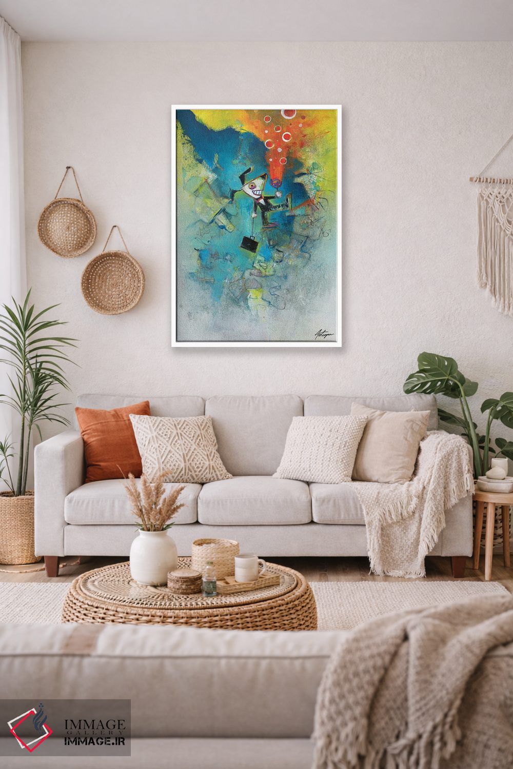 تابلو دکوراتیو حفاری اثر جک آوتیسیان - D3W