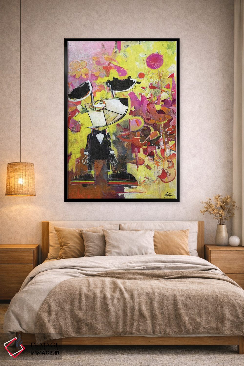 تابلو دکوراتیو همه چیز با یک نقطه آغاز می شود اثر جک آوتیسیان - D2B