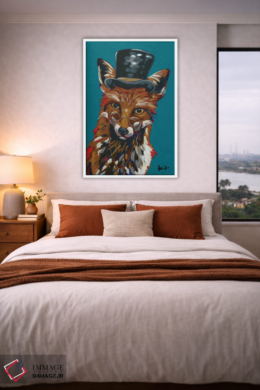 تابلو دکوراتیو حیوانات جاسوس IV - روباه زیرک اثر جودی آگوستین - D3W