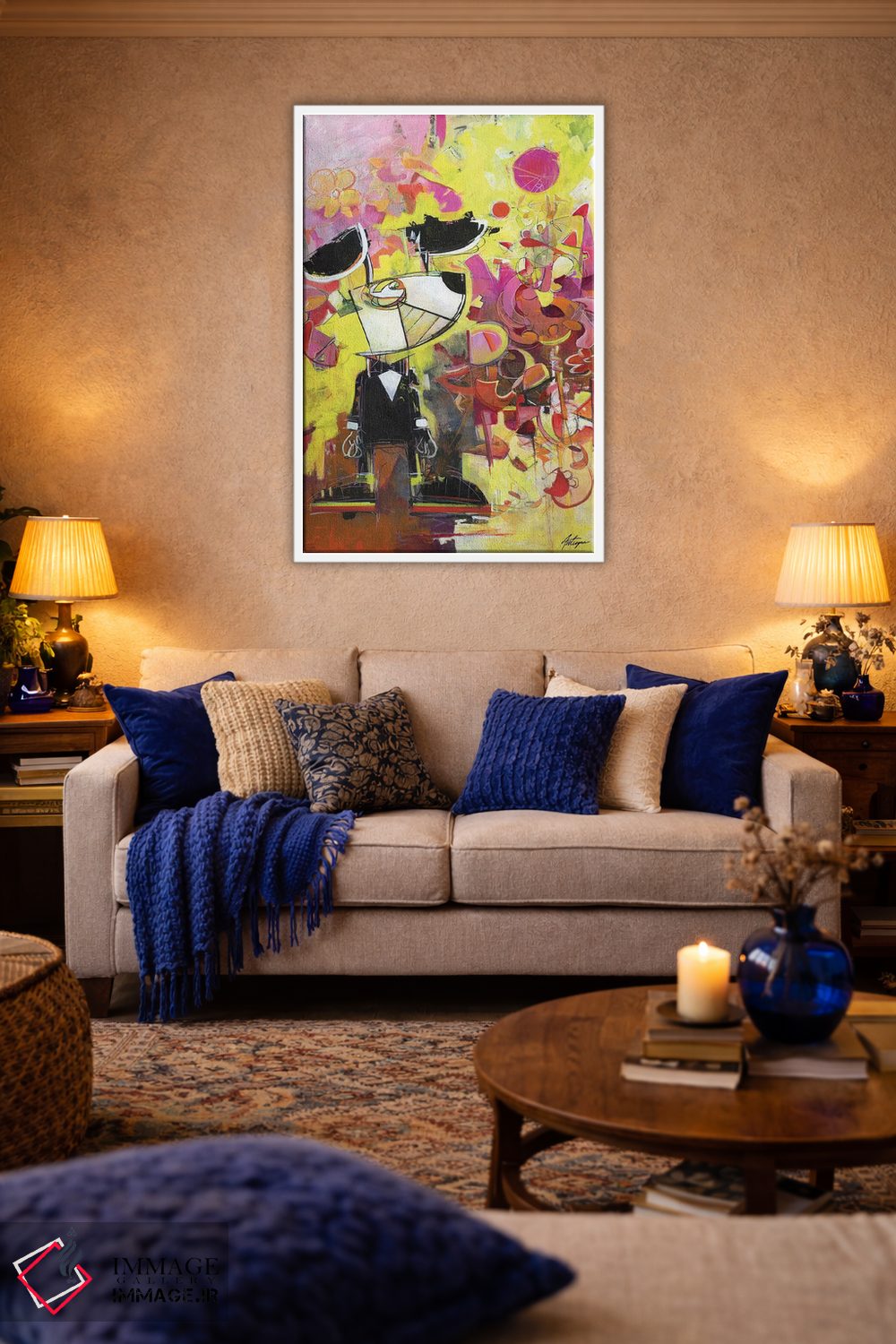 تابلو دکوراتیو همه چیز با یک نقطه آغاز می شود اثر جک آوتیسیان - D3W