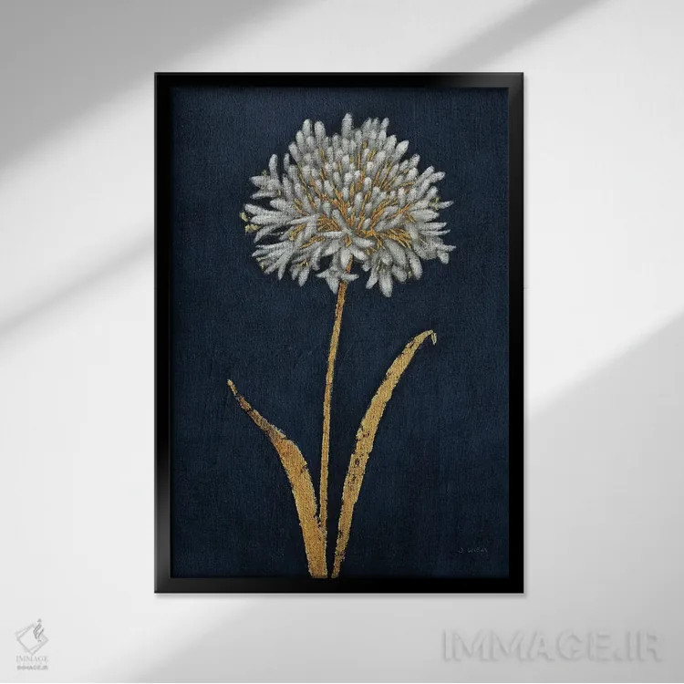 تابلو دکوراتیو تابستان درخشان I اثر جیمز وینس - نمای قابدار مشکی