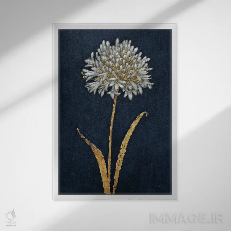 تابلو دکوراتیو تابستان درخشان I اثر جیمز وینس - نمای قابدار سفید