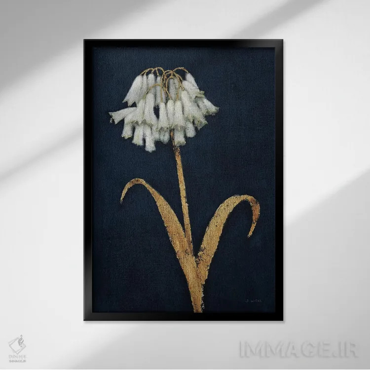 تابلو دکوراتیو تابستان درخشان II اثر جیمز وینس - نمای قابدار مشکی