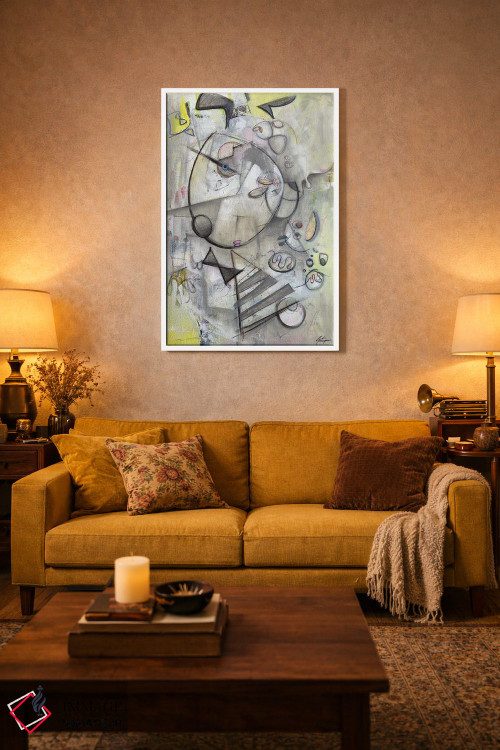 تابلو انتزاعی سال های اولیه III اثر جک آوتیسیان - D2W