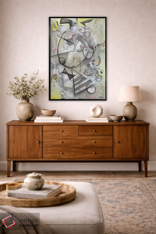 تابلو انتزاعی سال های اولیه III اثر جک آوتیسیان - D4B