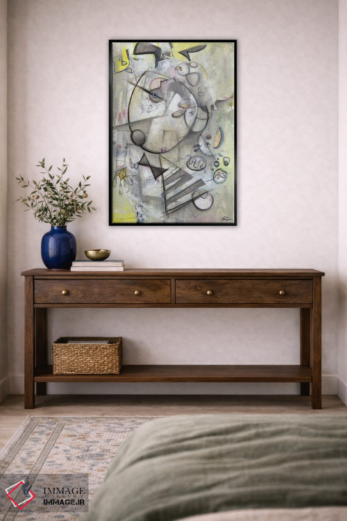 تابلو انتزاعی سال های اولیه III اثر جک آوتیسیان - D5B