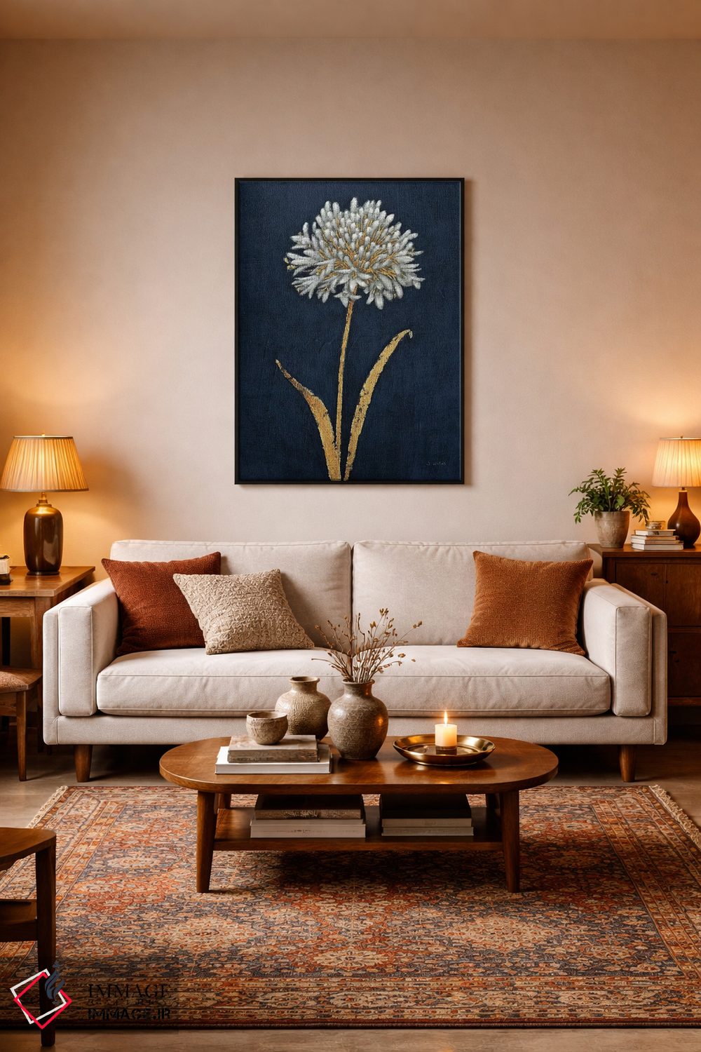 تابلو دکوراتیو تابستان درخشان I اثر جیمز وینس - D4B