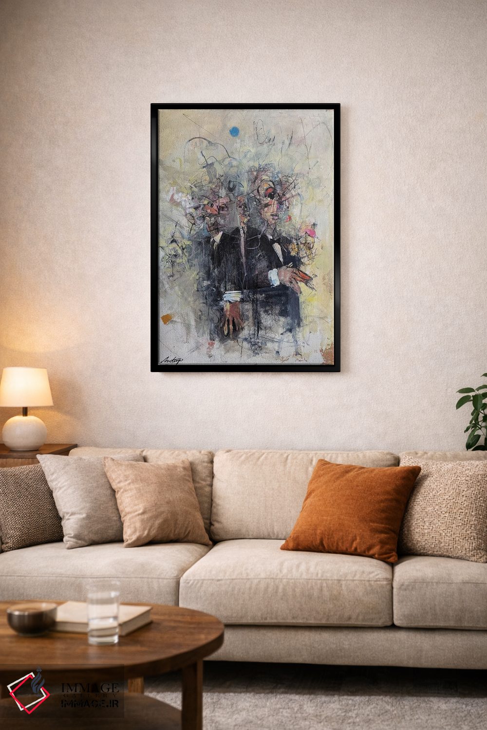 تابلو انتزاعی منشور خود اثر جک آوتیسیان - D4B