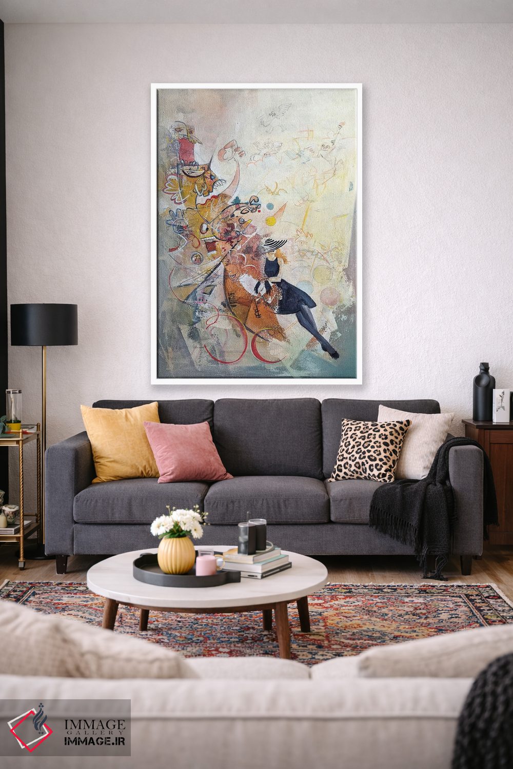 تابلو انتزاعی پرستش ونوس اثر جک آوتیسیان - D1W