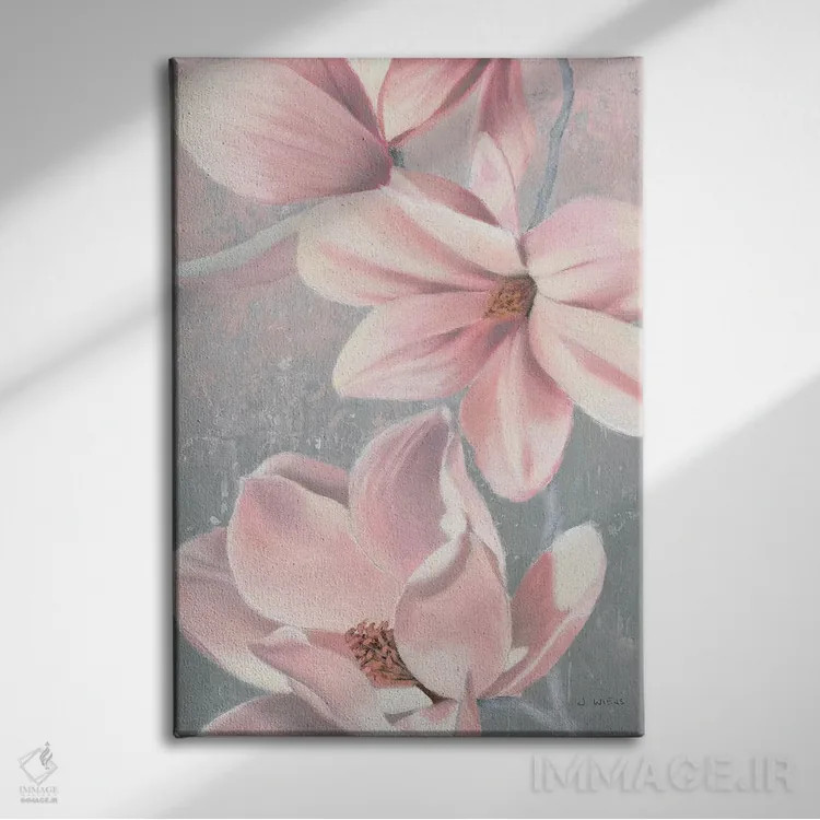 تابلو دکوراتیو شکوفه سپیده دم شماره دو اثر جیمز وینس - نمای روبهرو روی دیوار