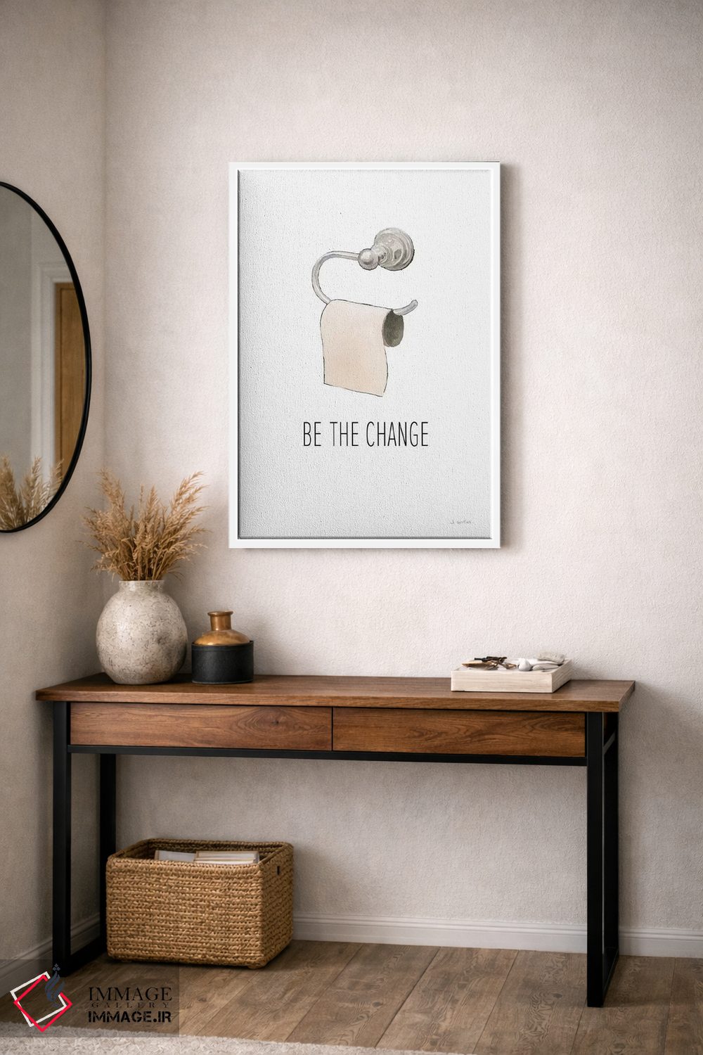 تابلو مینیمال خودت تغییر باش اثر جیمز وینس - D3W
