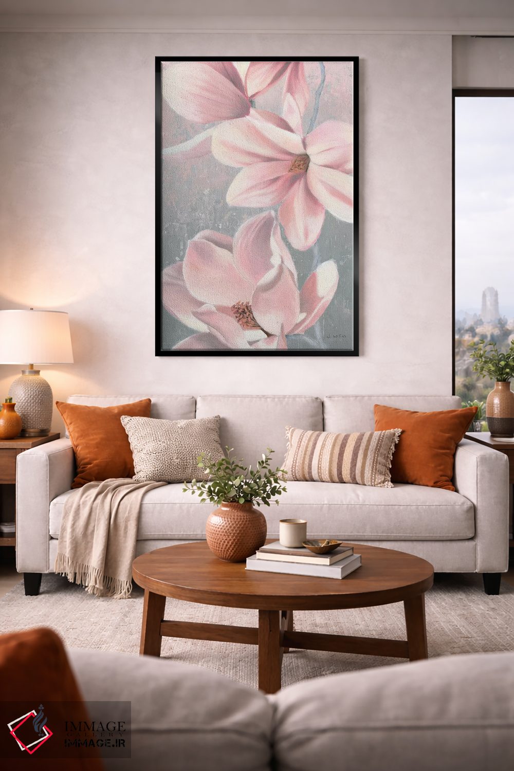 تابلو دکوراتیو شکوفه سپیده دم شماره دو اثر جیمز وینس - D1B