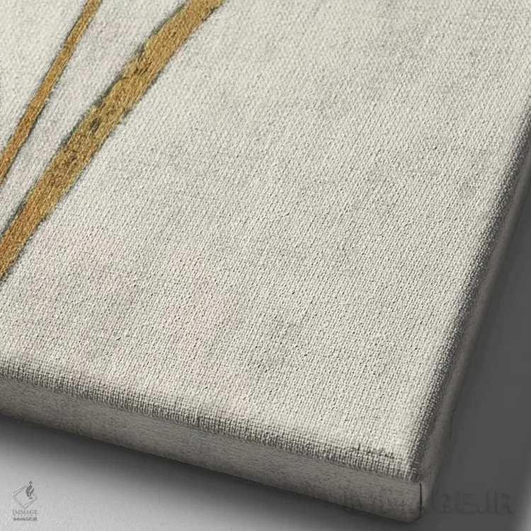 تابلو مدرن تابستان درخشان شماره یک اثر جیمز وینس - نمای نزدیک بافت بوم