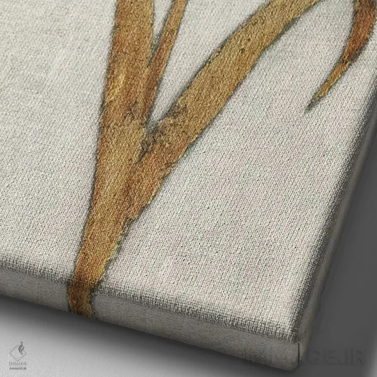 تابلو مدرن تابستان درخشان شماره دو اثر جیمز وینس - نمای نزدیک بافت بوم