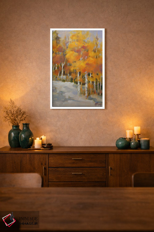 تابلو دکوراتیو یک روز در فضای باز اثر جودی آهرنز - D1W