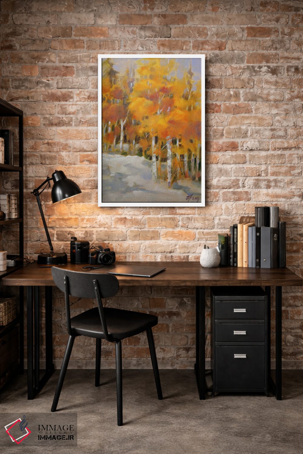 تابلو دکوراتیو یک روز در فضای باز اثر جودی آهرنز - D4W