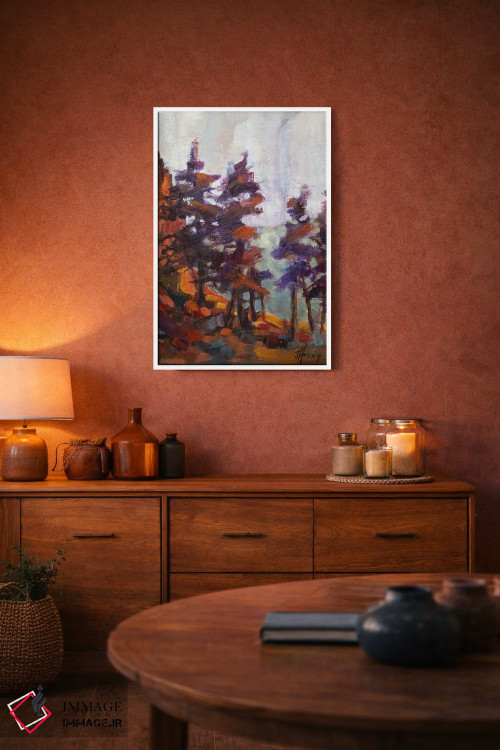 تابلو دکوراتیو صخره های رودخانه گانیسون اثر جودی آهرنز - D4W