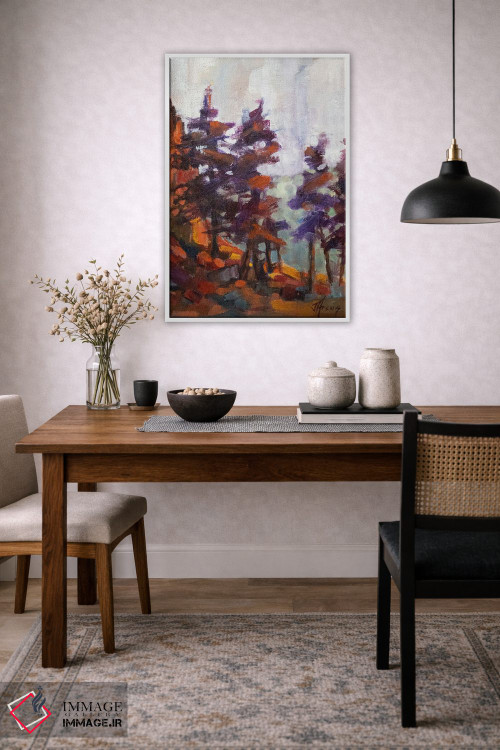 تابلو دکوراتیو صخره های رودخانه گانیسون اثر جودی آهرنز - D3W