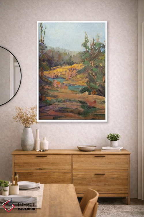 تابلو دکوراتیو سرچشمه ها اثر جودی آهرنز - D1W