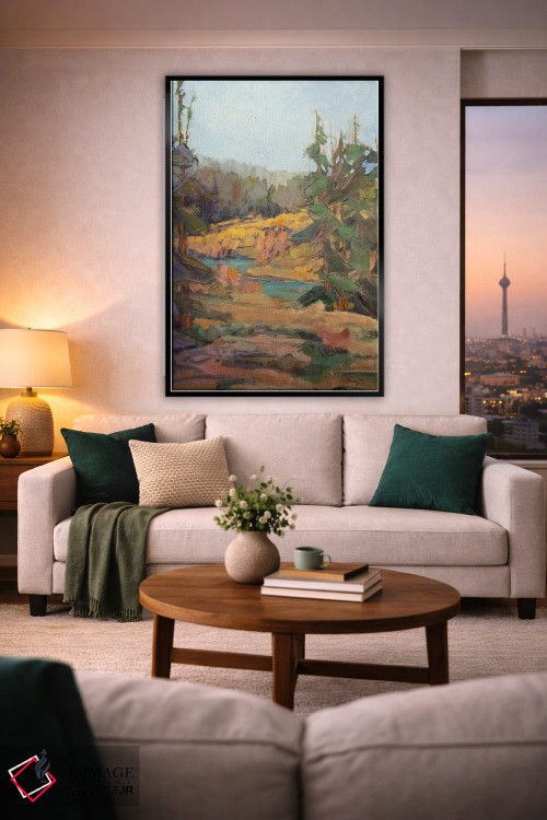 تابلو دکوراتیو سرچشمه ها اثر جودی آهرنز - D2B