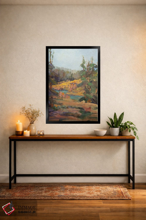 تابلو دکوراتیو سرچشمه ها اثر جودی آهرنز - D4B