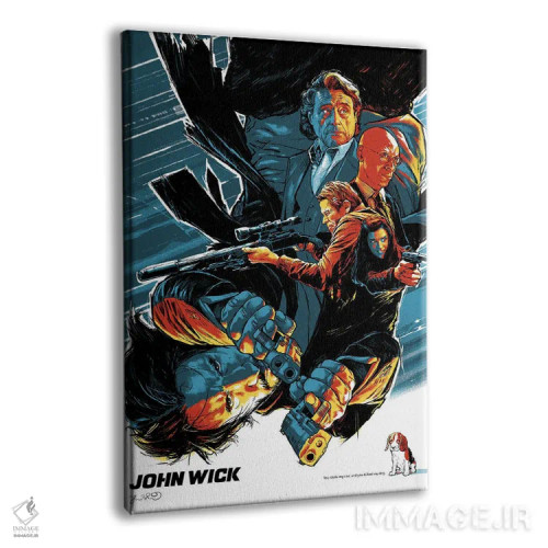 تابلو دکوراتیو جان ویک اثر جاشوا بودیچ - نمای پرسپکتیو محصول